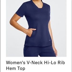 Jaanuu scrub top. Navy Blue